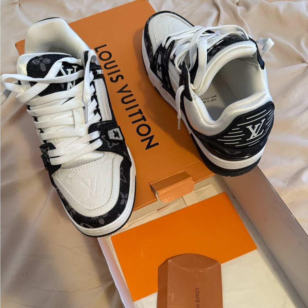 LV Monochrome Trainer Sneakers